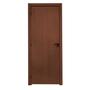 Imagem de Kit Porta de Madeira Lisa 215x94cm Batente 10cm Mdf Ultra Mgm Ipê