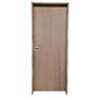 Imagem de Kit Porta de Madeira Lisa Imbuia 210x92cm Batente 16cm Uniportas