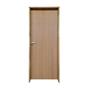 Imagem de Kit Porta de Madeira Lisa Imbuia 210x92cm Batente 18cm Uniportas