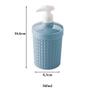 Imagem de Kit porta escovas dental e pasta dispenser para sabonete liquido detergente álcool em gel lavabo pia