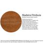 Imagem de Kit Porta Lisa de Madeira Padrão Imbuia 62 X 2.10 Batente Ecológico 11cm Fechadura Comum Lado Esquerdo - Hale