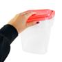 Imagem de Kit Porta Mantimentos Com 5 Peças Uninjet - Vermelho
