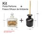 Imagem de Kit Porta Perfume + Frasco com Varetas Difusor de Ambiente