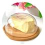 Imagem de Kit porta queijo com tampa e porta bolo com tampa ecokitchen