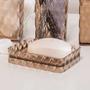 Imagem de Kit porta sabão líquido saboneteira suporte luxo escovas dente algodão cotonete pia bancada banheiro