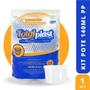 Imagem de Kit Pote 140Ml Pp Totalplast C/24 Un