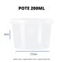 Imagem de Kit pote 200ml pp totalplast c/24un