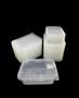 Imagem de Kit Pote e Tampa Retangular PP 1000ML C/25UN - CRISTALCOPO