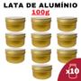 Imagem de Kit Pote Lata Alumínio Multiuso Dourado Vela, Creme,