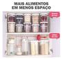 Imagem de Kit Pote retrátil 1050 ML Compacto com Pote Porta Condimento com Mufltidosador