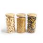 Imagem de Kit Potes De Mantimento Red C/Tampa Bambu 1100Ml - 3Pçs U