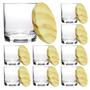 Imagem de Kit Potes de Vidro Patê/Whisky  220ml Transparente Com Tampa