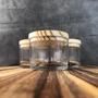 Imagem de Kit Potes de Vidro Transparente Patê C/Tampa 120ml - Patê - Whisky - Velas - Gourmet - Decoração- Degustação