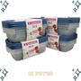 Imagem de Kit Potes Plastico 12 Peças Sanremo 785ml Freezer Microondas