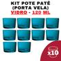 Imagem de Kit Potes Vidro Patê Ciano 120ml (10 unidades)