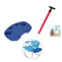 Imagem de Kit Praia 2 Cadeira 8 Pos Alumínio Guarda Sol 2,4m Rosa 2 Mesa Portátil Saca Areia Pressão - Belfix