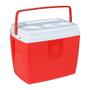 Imagem de Kit Praia Vermelho Guarda Sol Bagum Articulado 2 M + Caixa Termica Cooler 19 L Bel