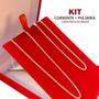 Imagem de Kit Prata Grumet Masculina + Pulseira Grumet Italiana 2Mm