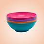 Imagem de Kit Prato Bowl Com 4 Uni. - 300Ml - 9326, Sana Babies