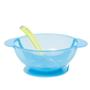 Imagem de Kit prato bowl com tampa e colher Buba Azul (5244)