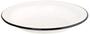 Imagem de Kit Prato Esmaltado 22/560Ml Branco Ewel - Com 12 Unidades