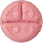 Imagem de Kit prato talheres silicone rosa