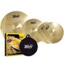 Kit pratos Zeus - Beginner Set C - Hi-hat 14 Pol. / Crash 16 Pol. / Ride 20 Pol. Imagem de Kit pratos Zeus - Beginner Set C - Hi-hat 14 Pol. / Crash 16 Pol. / Ride 20 Pol.