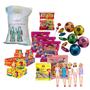 Imagem de Kit Premium Cosme e Damião Doces + Brinquedos p/ 50 Pessoas