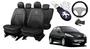 Imagem de Kit Premium Elegante: Capas de Couro para Bancos Peugeot 207 2008-2014 + Capa de Volante + Chaveiro