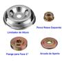 Imagem de Kit Prende faca Flange Arruela Roçadeiras Gasolina 26cc a 62cc