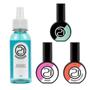 Imagem de Kit Preparadores Nails 21 Sanitizer + Primer + Primer Ácido