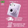 Imagem de Kit Presente Câmera Instax Mini 12 Com Filme 10 Macaron + Filme 10 Sky blue Lilás