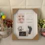 Imagem de Kit Presente de Mão e Pé para Bebê - 12 Meses - Decoração Artesanal para Casa