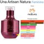 Imagem de Kit Presente Perfume Feminino Una Artisan 75ml + Batom Líquido Matte Rose Natura