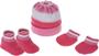 Imagem de Kit Presente Sapatinho/Luva/Gorro Bebê Pink - Pimpolho