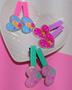 Imagem de Kit Presilha de Cabelos Infantil Bico de Pato Hair Clips Tic-Tac para Meninas Princesas Disney Frozen Sofia Frozen