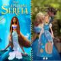 Imagem de Kit Princesas Ariel Negra E Cinderela 55cm Disney Bonecas Live Action Articuladas Grandes Novabrink