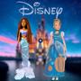 Imagem de Kit Princesas Disney Bonecas Ariel Negra E Cinderela 55cm Live Action Articuladas Grandes Novabrink