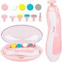 Imagem de Kit Profissional de Lixadeiras para Unhas de Bebês 6 Refis Inclusos