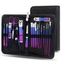 Imagem de Kit Profissional de Manicure e Pedicure em Aço Inoxidável com Tesoura Gradiente
