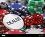Imagem de Kit Profissional De Poker Chips Jogo Com 100 Fichas + Dealer - Tomix
