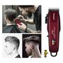 Imagem de Kit Profissional Maquininha Hair Clipper Cabelo E Barba Top KM PG2600 Bivolt