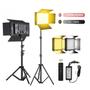 Imagem de Kit Profissional Ring Light Led Studio Fash Com Tripe 210 Cm