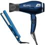 Imagem de Kit profissional - secador parlux alyon night blue 2100w 127v + prancha mq titanium blue 450f 232c