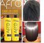 Imagem de Kit Progressiva Semi Definitiva Afro Coffee Shampoo 1L e Máscara Redutora 1 Lt + Protetor térmico Defrizante Liso Fantástico 240Ml Rofer Profissional