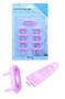 Imagem de Kit Proteção com 8 Protetores para Tomada com Chave  - Rosa - KOPECK