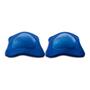 Imagem de Kit Proteção Infantil Capacete Azul Chamas Skate Patins Bike Acessórios Para Esportes - Zippy Toys