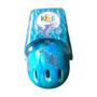 Imagem de Kit proteção infantil capacete joelheira cutuveleira shark