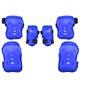 Imagem de Kit Proteção Infantil Para Patins Bike Skate Completo Com 7 Peças Azul Tam M Belfix