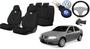 Imagem de Kit Proteção Tecido Moderno para Bancos Bora 2000-2011 + Volante + Chaveiro VW